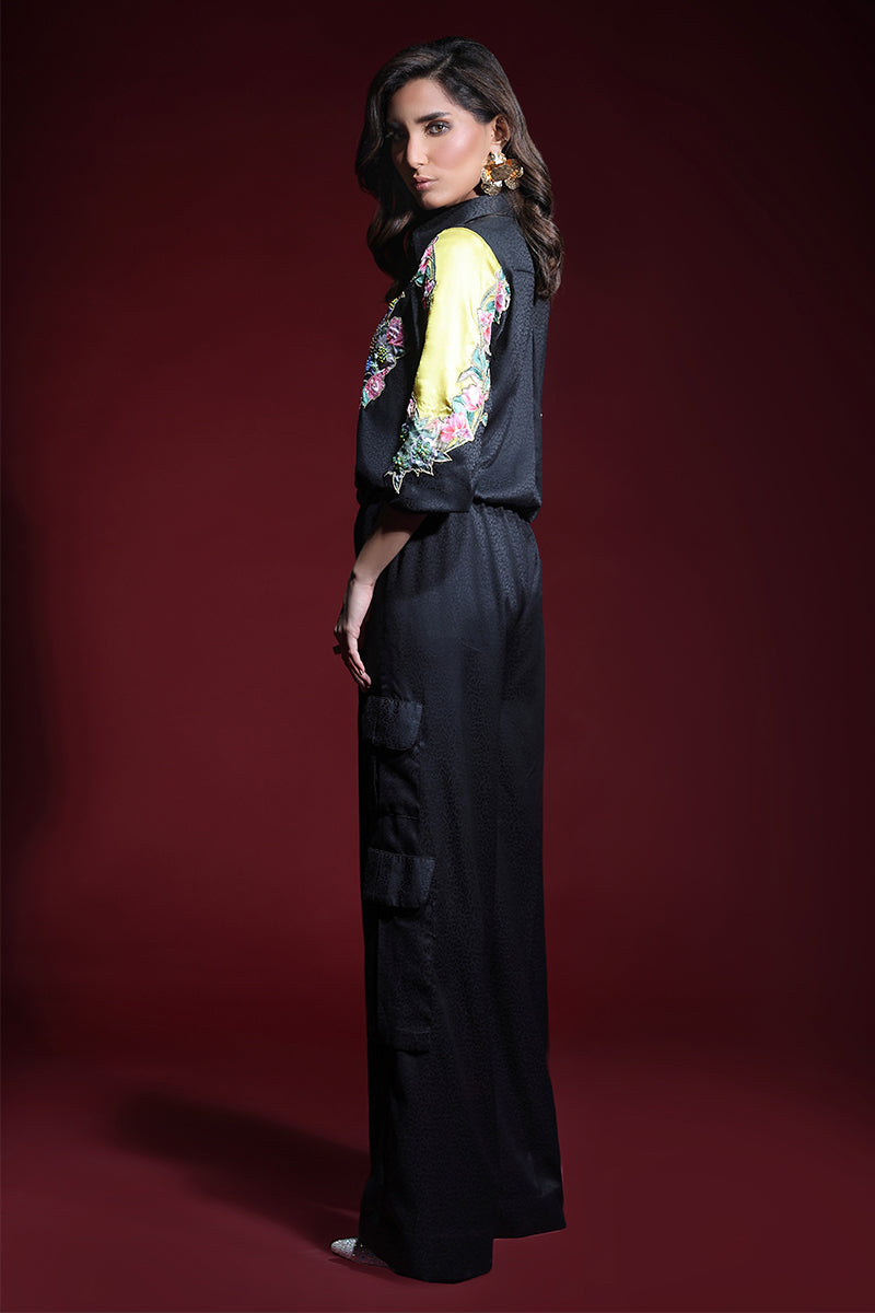 Wardha Saleem | Luxury Pret Fusion Wear | ONYX CORD-SET (2PC) -  Wardha Saleem Ladies Clothes -  House of Maryam