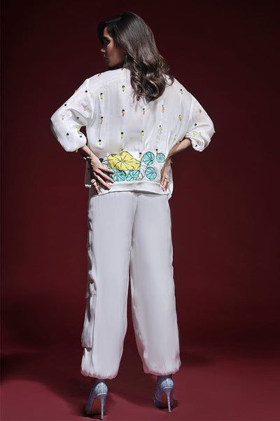 Wardha Saleem | Luxury Pret Fusion Wear | ZARA BOMBER JACKET WITH CARGO PANTS (2PC) -  Wardha Saleem Ladies Clothes - Original Designer Dress - House of Maryam