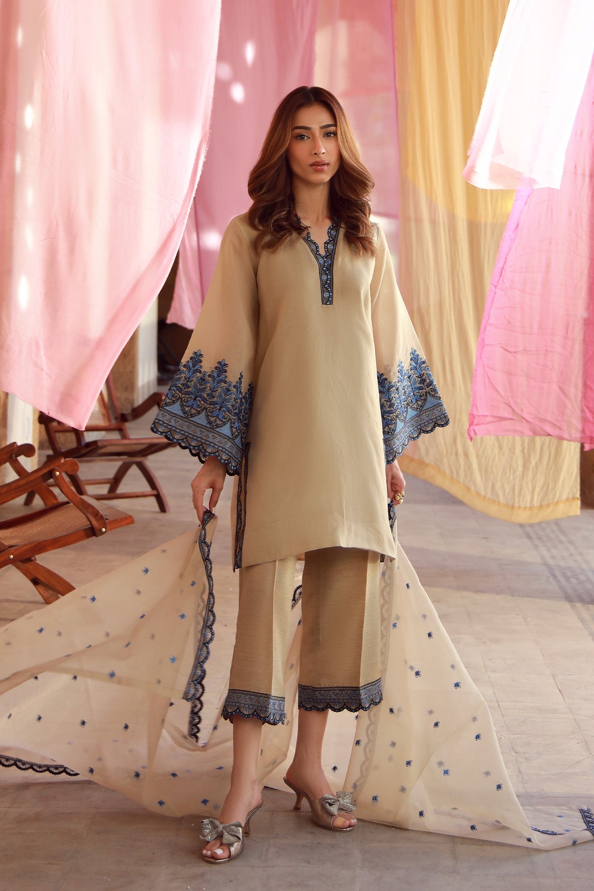 Sahar | Luxe Pret 25 | Gilded Grace -  Sahar Ladies Clothes - Original Designer Dress - House of Maryam