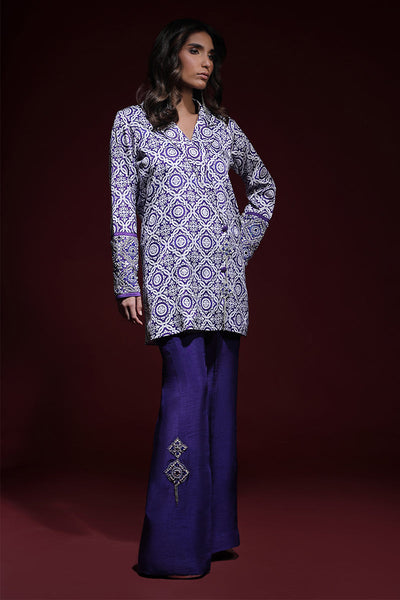 Wardha Saleem | Luxury Pret Fusion Wear | SAPHIR FORMAL CORD-SET (2PC) -  Wardha Saleem Ladies Clothes - Original Designer Dress - House of Maryam