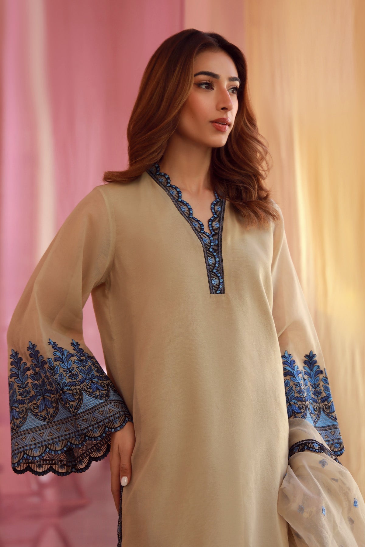 Sahar | Luxe Pret 25 | Gilded Grace -  Sahar Ladies Clothes - Original Designer Dress - House of Maryam