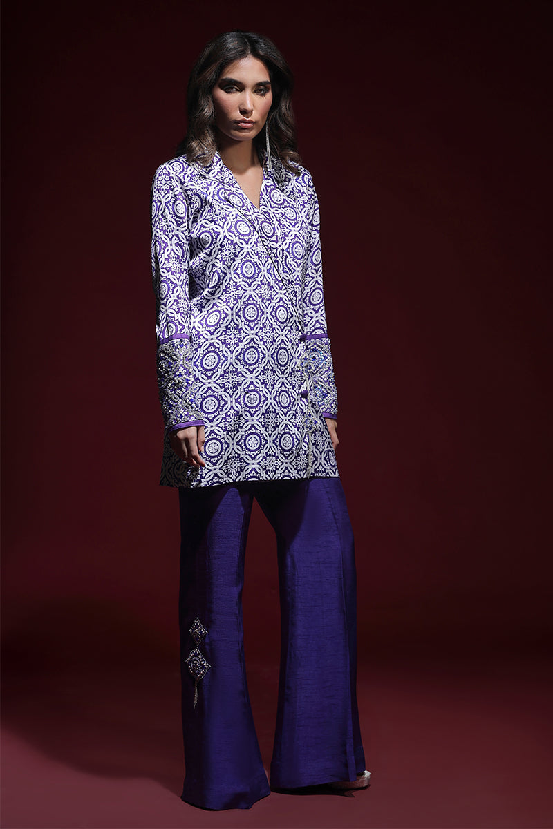 Wardha Saleem | Luxury Pret Fusion Wear | SAPHIR FORMAL CORD-SET (2PC) -  Wardha Saleem Ladies Clothes - Original Designer Dress - House of Maryam