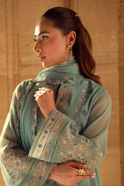 Sahar | Luxe Pret 25 | Persian Turquoise -  Sahar Ladies Clothes - Original Designer Dress - House of Maryam