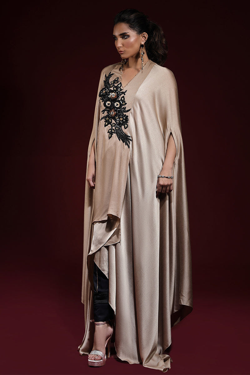 Wardha Saleem | Luxury Pret Fusion Wear | SAHARA DRAPE WITH PANTS (2PC) -  Wardha Saleem Ladies Clothes - Original Designer Dress - House of Maryam