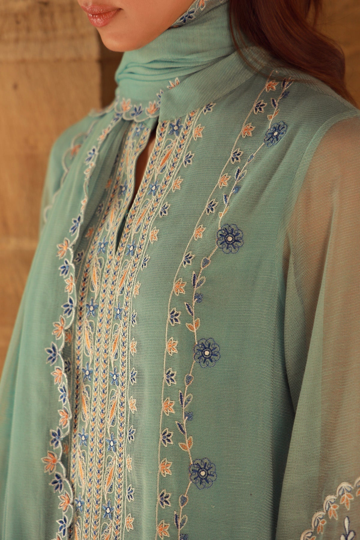Sahar | Luxe Pret 25 | Persian Turquoise -  Sahar Ladies Clothes - Original Designer Dress - House of Maryam