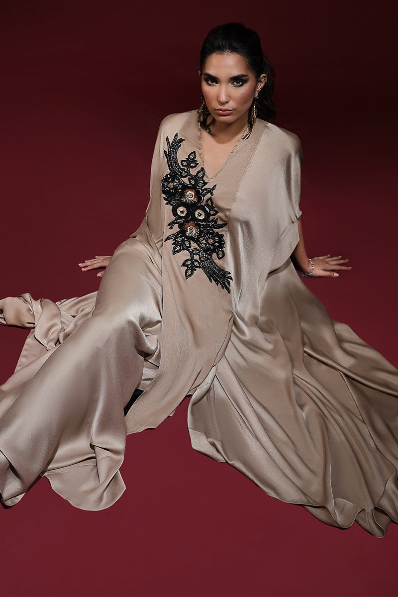 Wardha Saleem | Luxury Pret Fusion Wear | SAHARA DRAPE WITH PANTS (2PC) -  Wardha Saleem Ladies Clothes - Original Designer Dress - House of Maryam