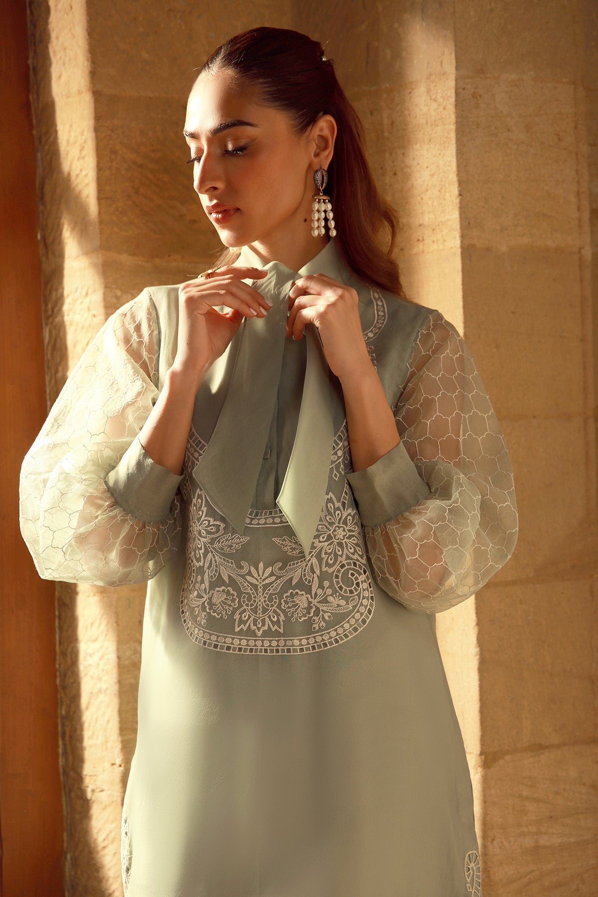 Sahar | Luxe Pret 25 | Olive Garden -  Sahar Ladies Clothes - Original Designer Dress - House of Maryam
