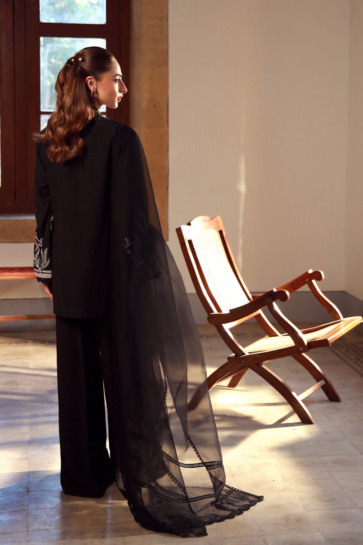 Sahar | Luxe Pret 25 | Midnight Muse -  Sahar Ladies Clothes - Original Designer Dress - House of Maryam