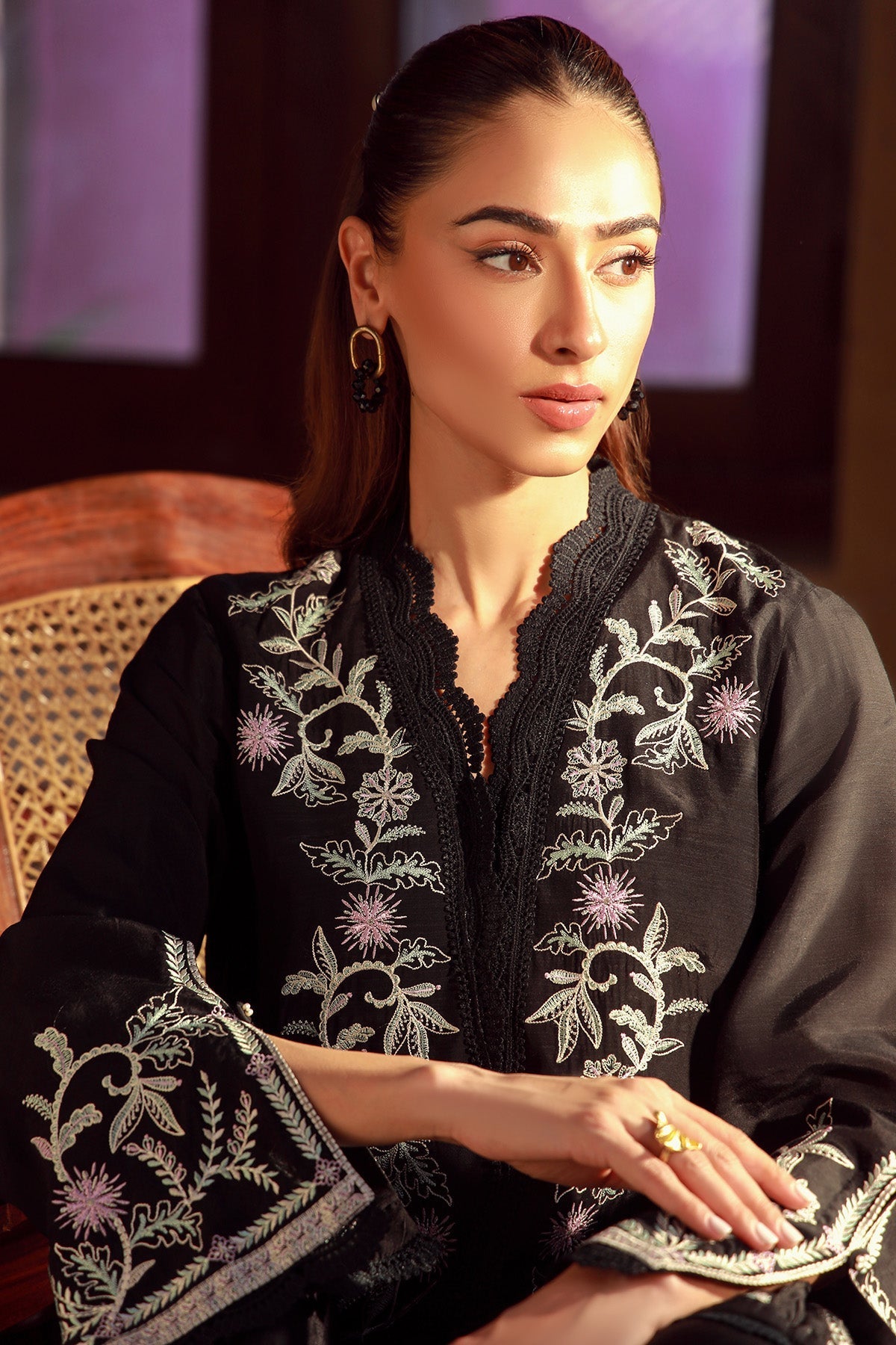 Sahar | Luxe Pret 25 | Midnight Muse -  Sahar Ladies Clothes -  House of Maryam