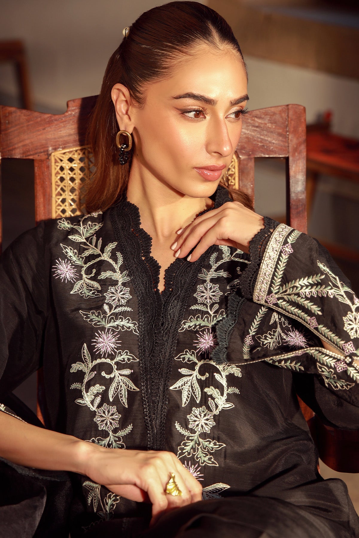 Sahar | Luxe Pret 25 | Midnight Muse -  Sahar Ladies Clothes -  House of Maryam