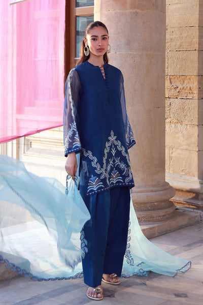 Sahar | Luxe Pret 25 | Aqua Dream -  Sahar Ladies Clothes - Original Designer Dress - House of Maryam