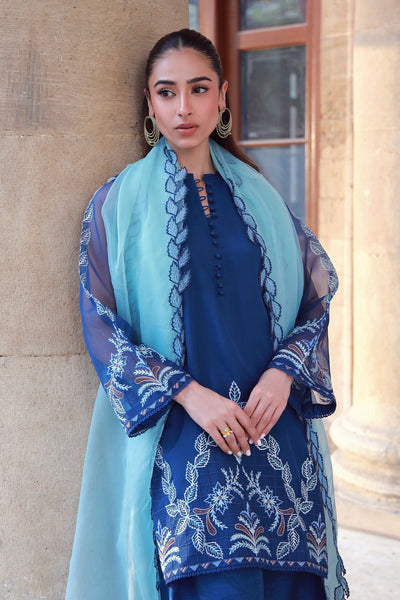 Sahar | Luxe Pret 25 | Aqua Dream -  Sahar Ladies Clothes - Original Designer Dress - House of Maryam