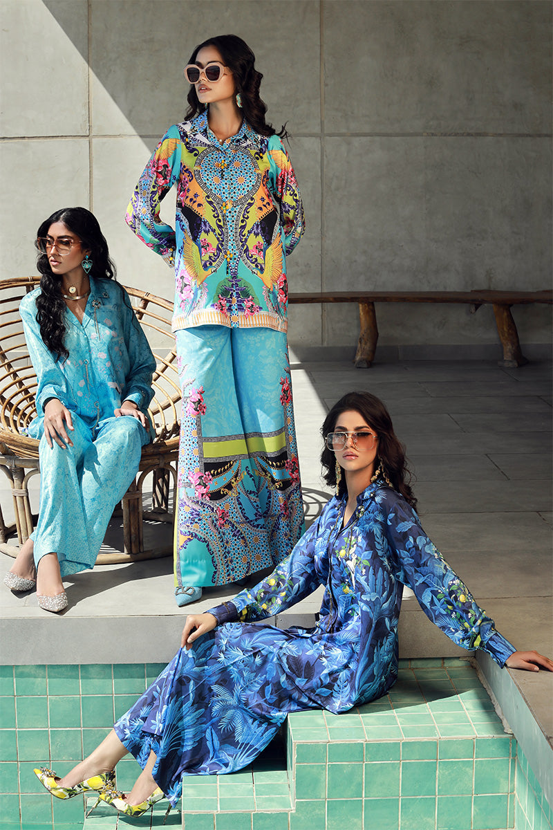 Wardha Saleem | Luxury Pret Fusion Wear | SKYE (2PC) -  Wardha Saleem Ladies Clothes - Original Designer Dress - House of Maryam