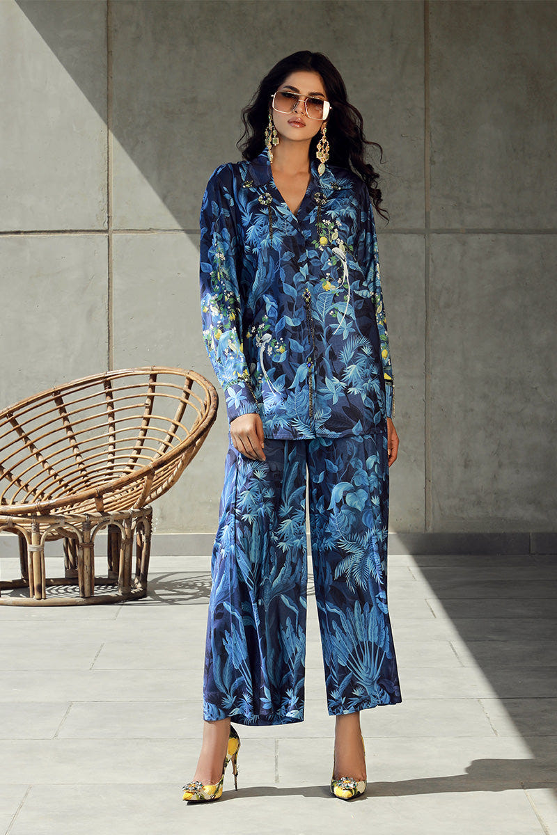 Wardha Saleem | Luxury Pret Fusion Wear | FLORA (2PC) -  Wardha Saleem Ladies Clothes - Original Designer Dress - House of Maryam