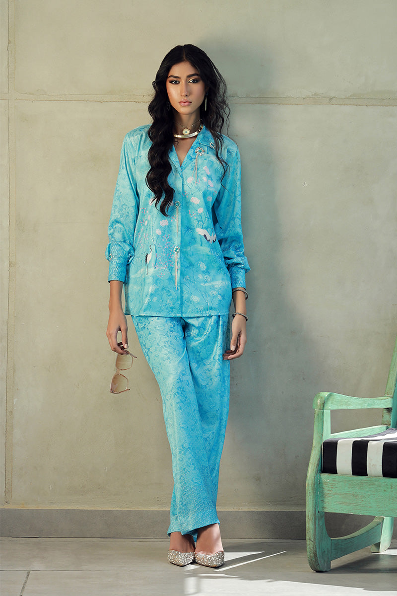 Wardha Saleem | Luxury Pret Fusion Wear | SKYE (2PC) -  Wardha Saleem Ladies Clothes - Original Designer Dress - House of Maryam