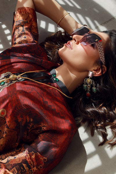Wardha Saleem | Luxury Pret Fusion Wear | HAZEL (2PC) -  Wardha Saleem Ladies Clothes - Original Designer Dress - House of Maryam