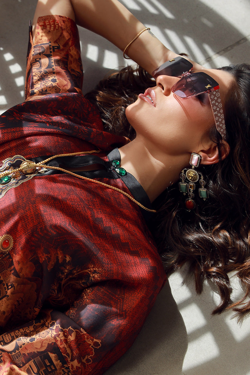 Wardha Saleem | Luxury Pret Fusion Wear | HAZEL (2PC) -  Wardha Saleem Ladies Clothes - Original Designer Dress - House of Maryam