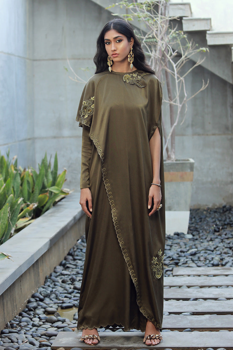 Wardha Saleem | Luxury Pret Fusion Wear | SAGE -  Wardha Saleem Ladies Clothes - Original Designer Dress - House of Maryam