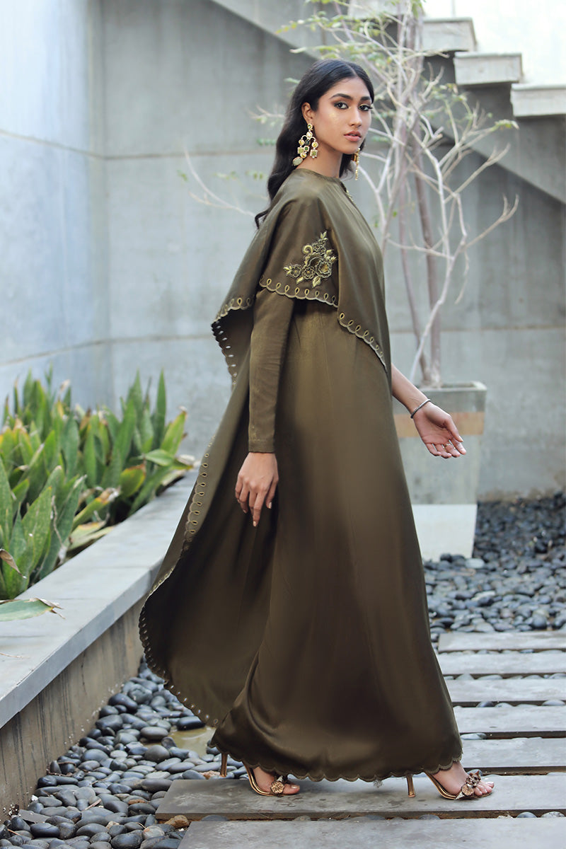 Wardha Saleem | Luxury Pret Fusion Wear | SAGE -  Wardha Saleem Ladies Clothes - Original Designer Dress - House of Maryam