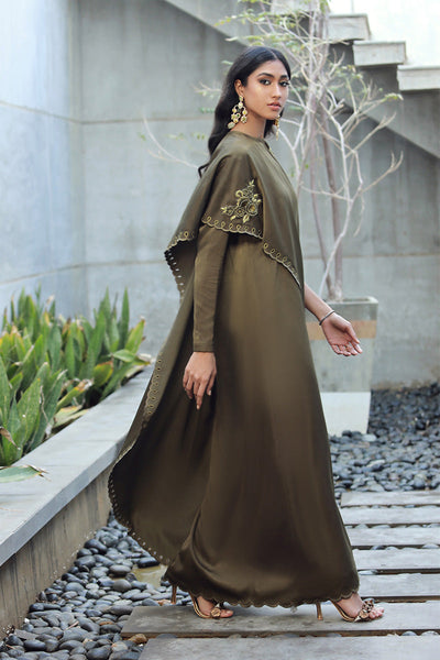 Wardha Saleem | Luxury Pret Fusion Wear | SAGE -  Wardha Saleem Ladies Clothes - Original Designer Dress - House of Maryam