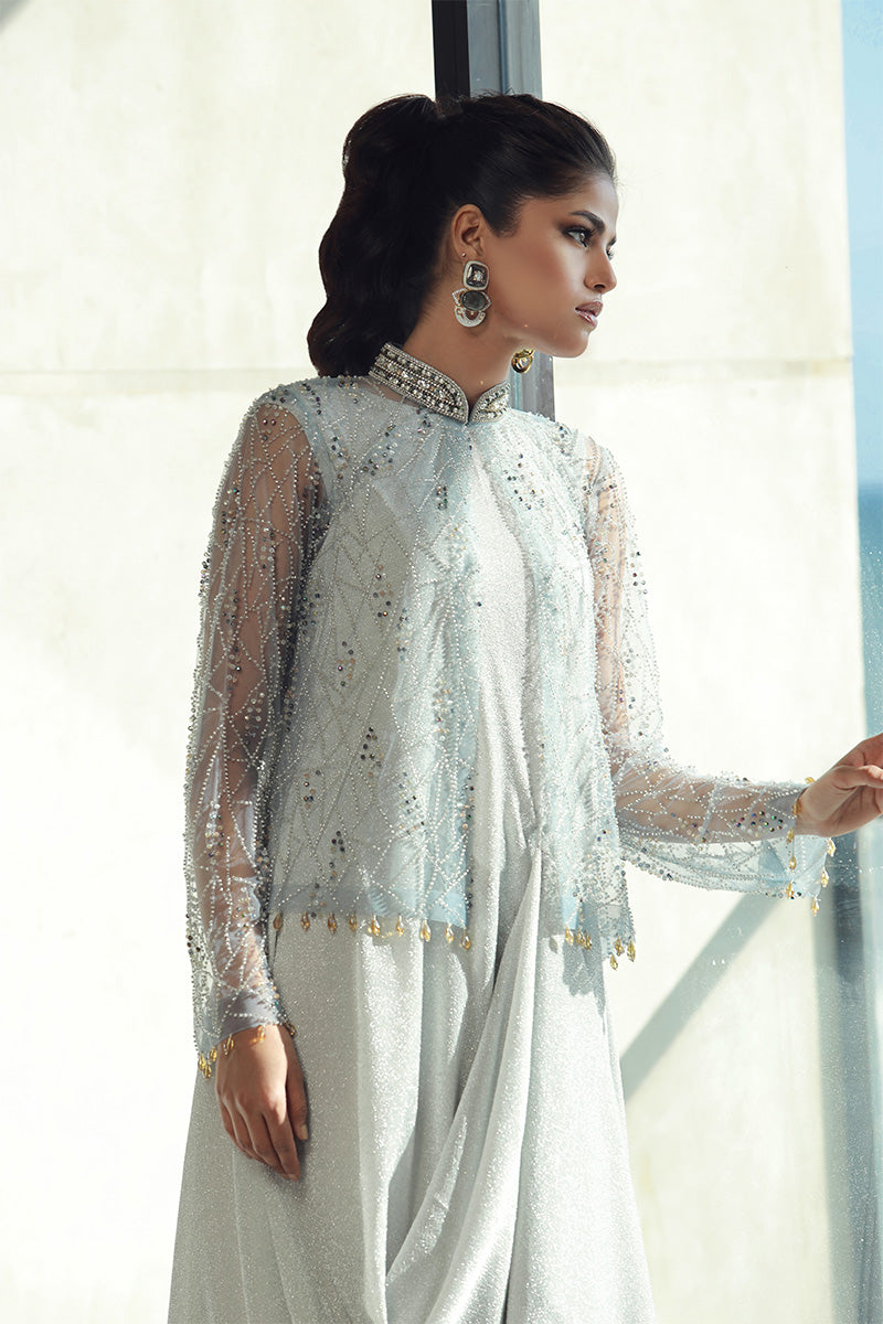 Wardha Saleem | Luxury Pret Fusion Wear | PEARL (2PC) -  Wardha Saleem Ladies Clothes - Original Designer Dress - House of Maryam