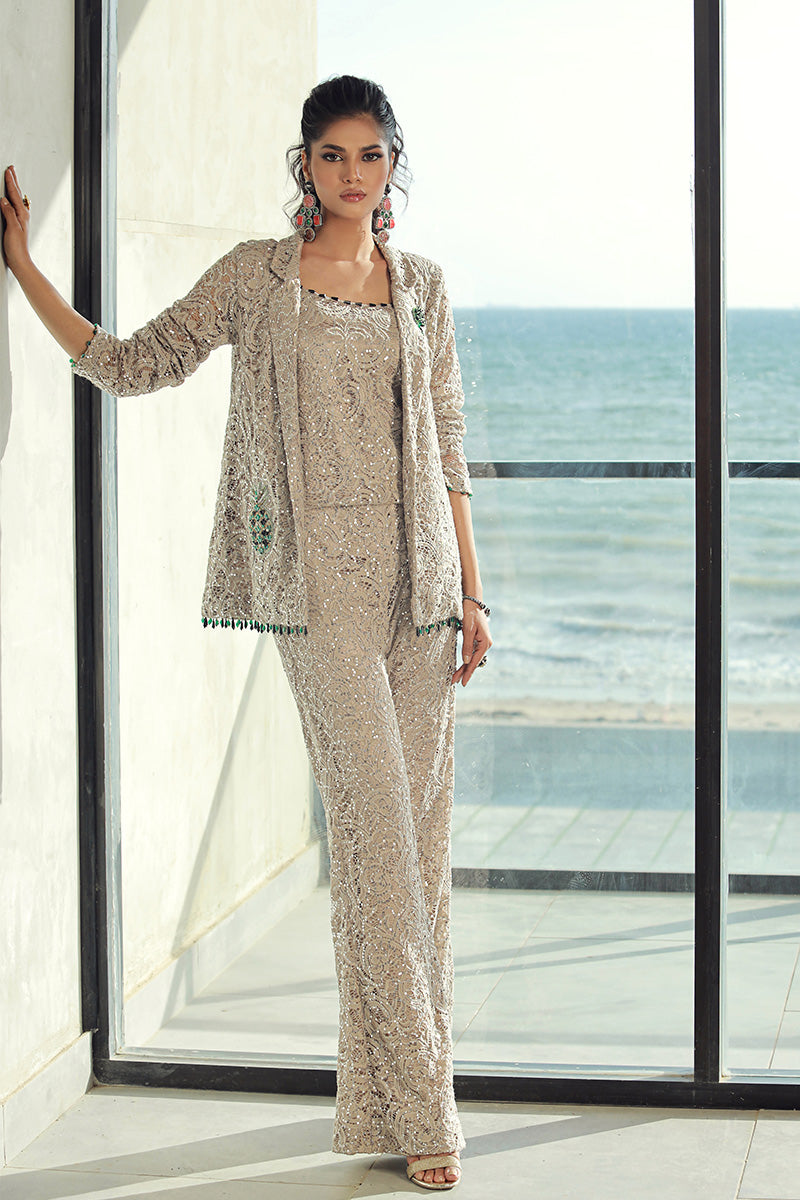 Wardha Saleem | Luxury Pret Fusion Wear | GIA (3PC) -  Wardha Saleem Ladies Clothes - Original Designer Dress - House of Maryam