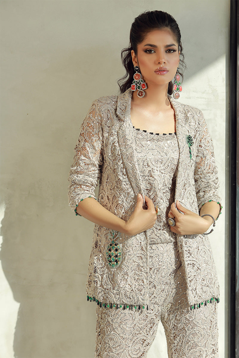 Wardha Saleem | Luxury Pret Fusion Wear | GIA (3PC) -  Wardha Saleem Ladies Clothes - Original Designer Dress - House of Maryam