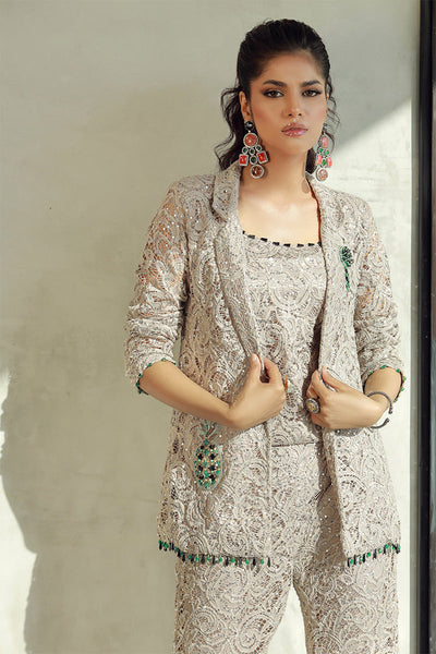 Wardha Saleem | Luxury Pret Fusion Wear | GIA (3PC) -  Wardha Saleem Ladies Clothes - Original Designer Dress - House of Maryam