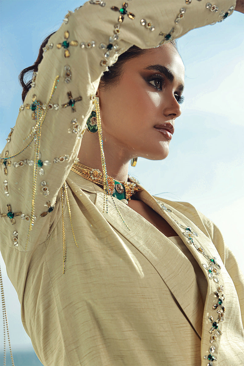 Wardha Saleem | Luxury Pret Fusion Wear | CLARA (2PC) -  Wardha Saleem Ladies Clothes - Original Designer Dress - House of Maryam