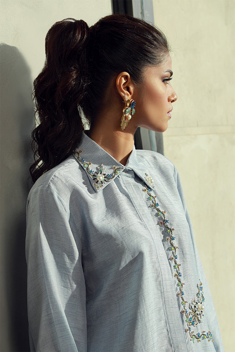 Wardha Saleem | Luxury Pret Fusion Wear | ELLA (2PC) -  Wardha Saleem Ladies Clothes - Original Designer Dress - House of Maryam
