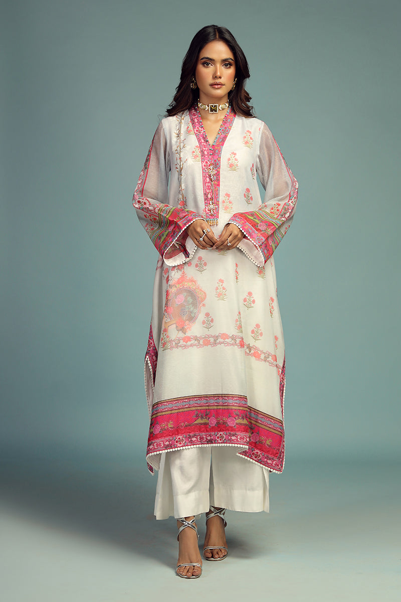 Wardha Saleem | Luxury Pret Traditional Wear | GUL BAHAAR SHIRT WITH DUPATTA (2 PC) -  Wardha Saleem Ladies Clothes - Original Designer Dress - House of Maryam