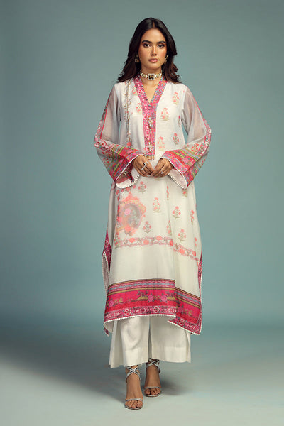 Wardha Saleem | Luxury Pret Traditional Wear | GUL BAHAAR SHIRT WITH DUPATTA (2 PC) -  Wardha Saleem Ladies Clothes - Original Designer Dress - House of Maryam