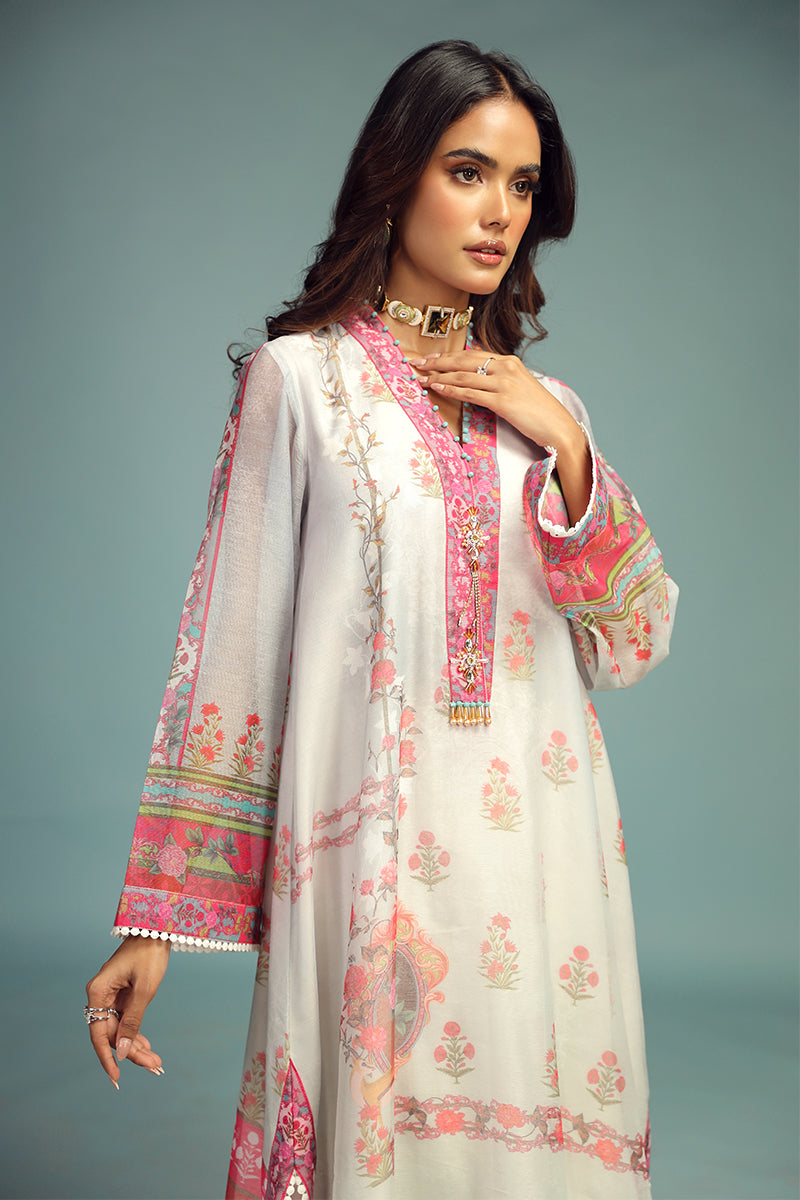 Wardha Saleem | Luxury Pret Traditional Wear | GUL BAHAAR SHIRT WITH DUPATTA (2 PC) -  Wardha Saleem Ladies Clothes - Original Designer Dress - House of Maryam