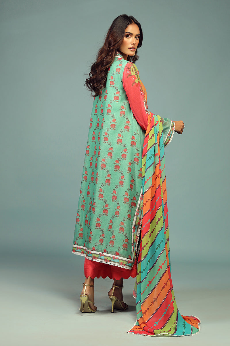 Wardha Saleem | Luxury Pret Traditional Wear | AFSANEH SHIRT WITH DUPATTA ( 2 PC) -  Wardha Saleem Ladies Clothes -  House of Maryam