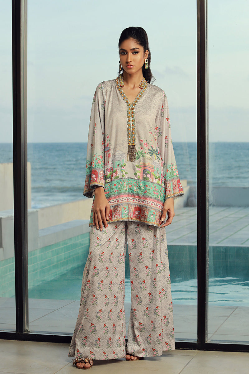 Wardha Saleem | Luxury Pret Fusion Wear | LILA (2PC) -  Wardha Saleem Ladies Clothes - Original Designer Dress - House of Maryam