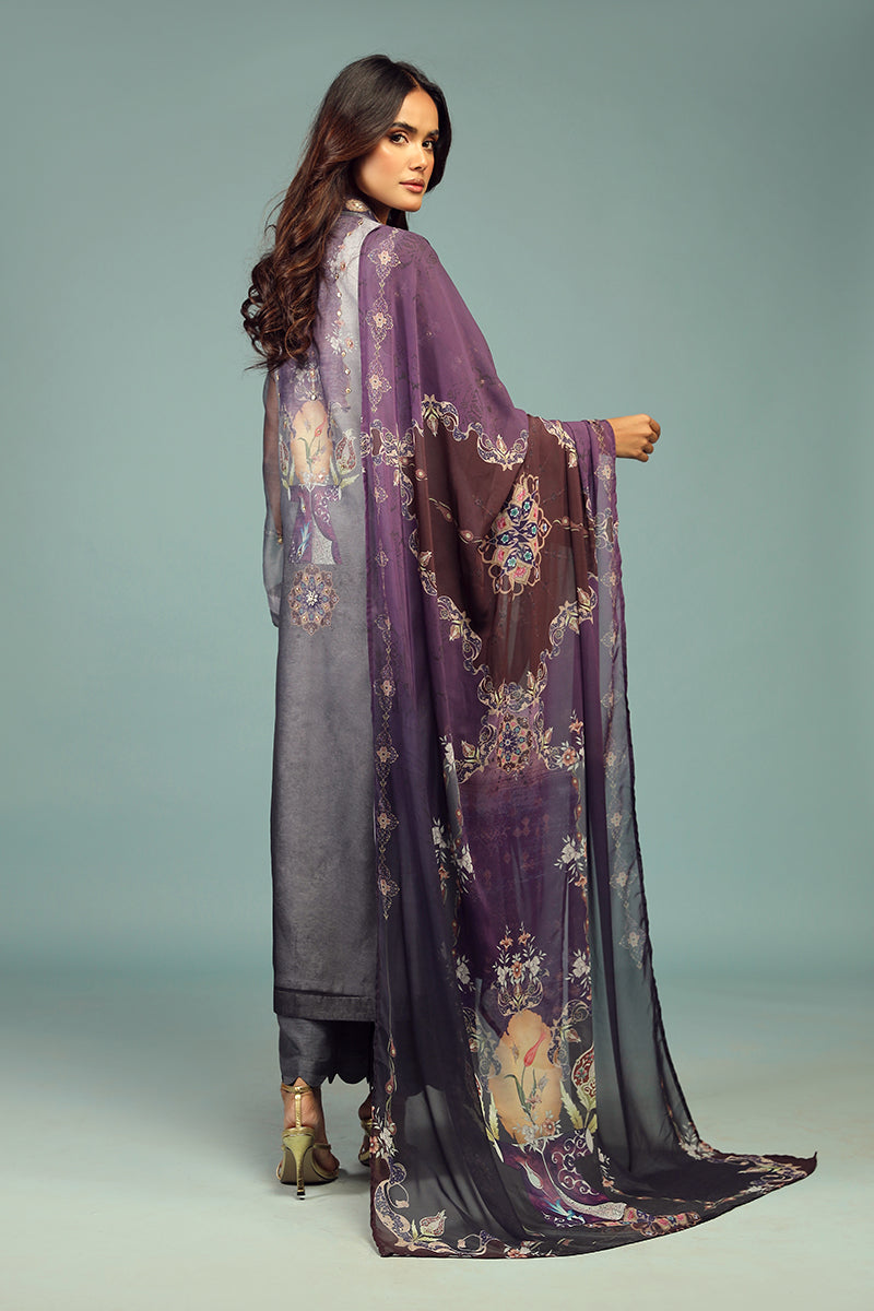 Wardha Saleem | Luxury Pret Traditional Wear | DARVESH SHIRT WITH DUPATTA ( 2 PC) -  Wardha Saleem Ladies Clothes - Original Designer Dress - House of Maryam