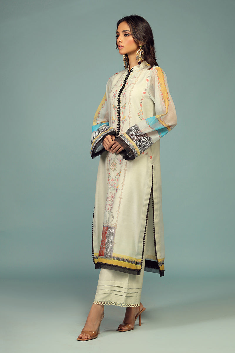 Wardha Saleem | Luxury Pret Traditional Wear | BARAHDARI SHIRT WITH DUPATTA ( 2 PC) -  Wardha Saleem Ladies Clothes - Original Designer Dress - House of Maryam