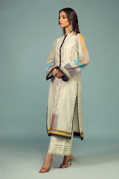 Wardha Saleem | Luxury Pret Traditional Wear | BARAHDARI SHIRT WITH DUPATTA ( 2 PC) -  Wardha Saleem Ladies Clothes - Original Designer Dress - House of Maryam