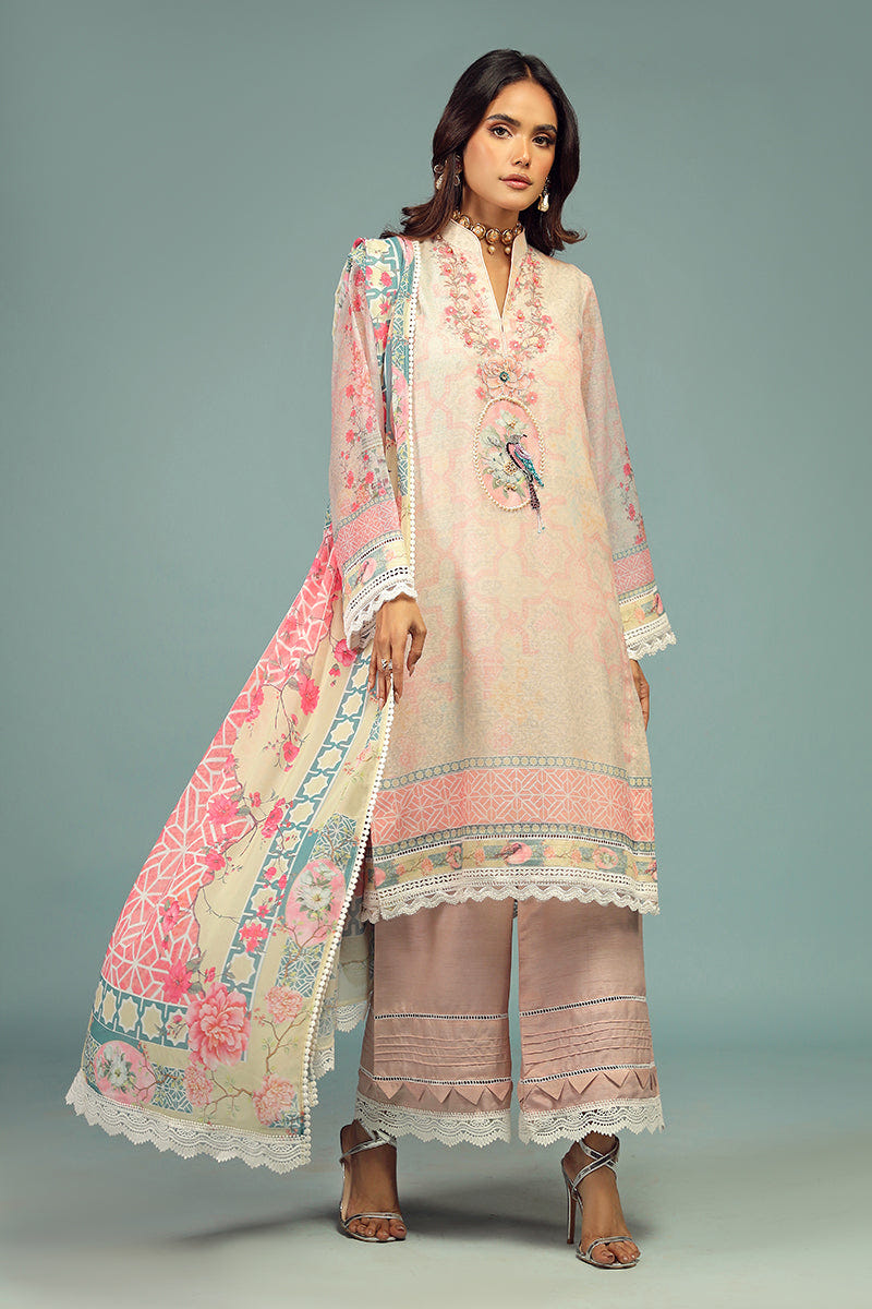 Wardha Saleem | Luxury Pret Traditional Wear | KOEL SHIRT WITH DUPATTA ( 2 PC) -  Wardha Saleem Ladies Clothes - Original Designer Dress - House of Maryam