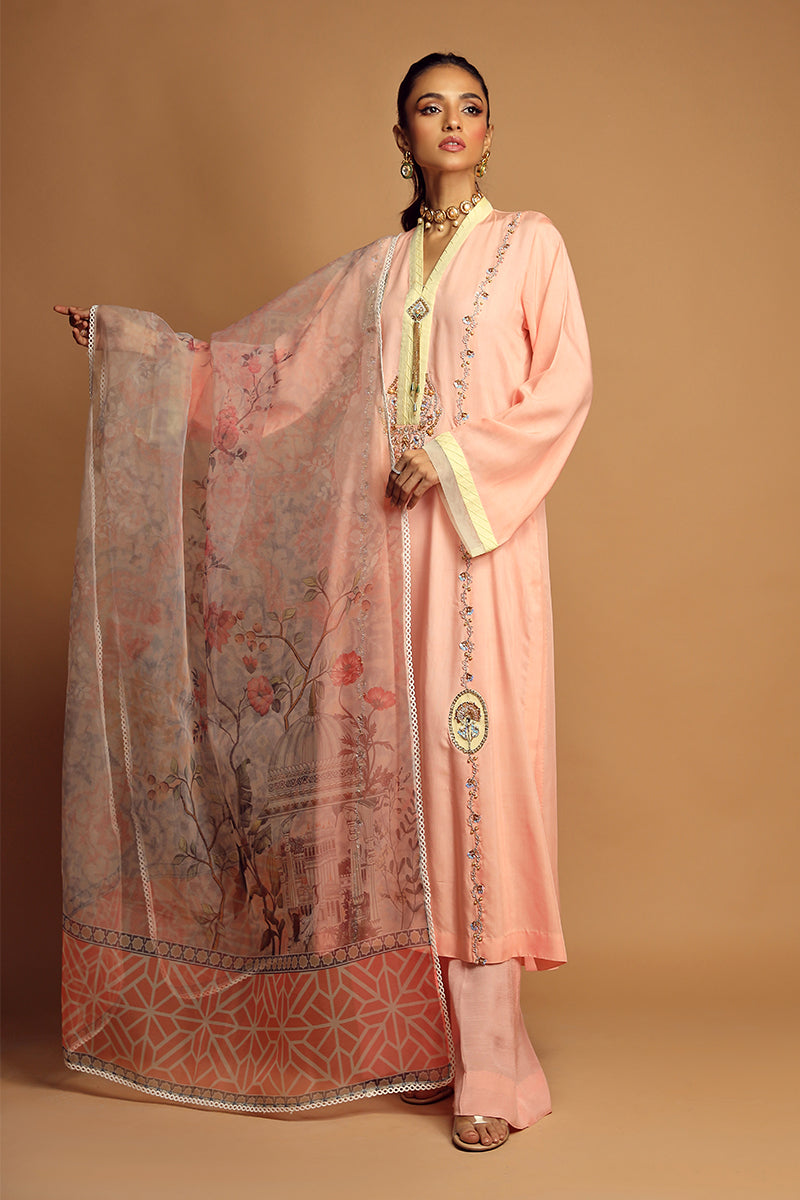 Wardha Saleem | Luxury Pret Traditional Wear | ALLURE (2PC) -  Wardha Saleem Ladies Clothes - Original Designer Dress - House of Maryam