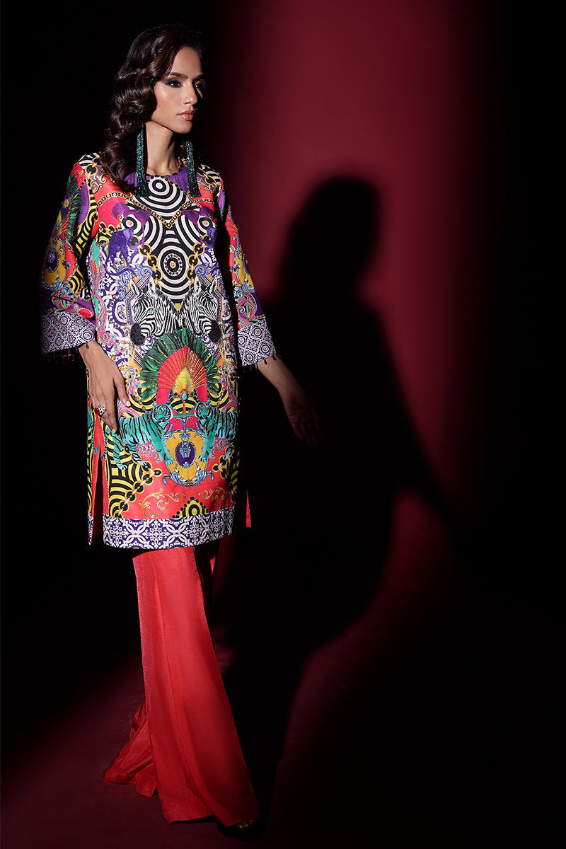 Wardha Saleem | Luxury Pret Fusion Wear | EXOTICA (2PC) -  Wardha Saleem Ladies Clothes - Original Designer Dress - House of Maryam