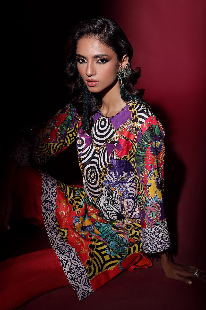 Wardha Saleem | Luxury Pret Fusion Wear | EXOTICA (2PC) -  Wardha Saleem Ladies Clothes - Original Designer Dress - House of Maryam