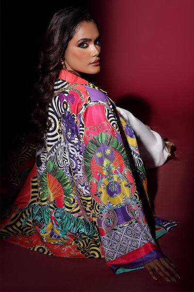 Wardha Saleem | Luxury Pret Fusion Wear | SAFARI JACKET WITH JUMPSUIT (2PC) -  Wardha Saleem Ladies Clothes - Original Designer Dress - House of Maryam