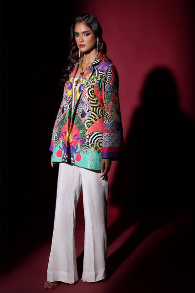 Wardha Saleem | Luxury Pret Fusion Wear | SAFARI JACKET WITH JUMPSUIT (2PC) -  Wardha Saleem Ladies Clothes - Original Designer Dress - House of Maryam