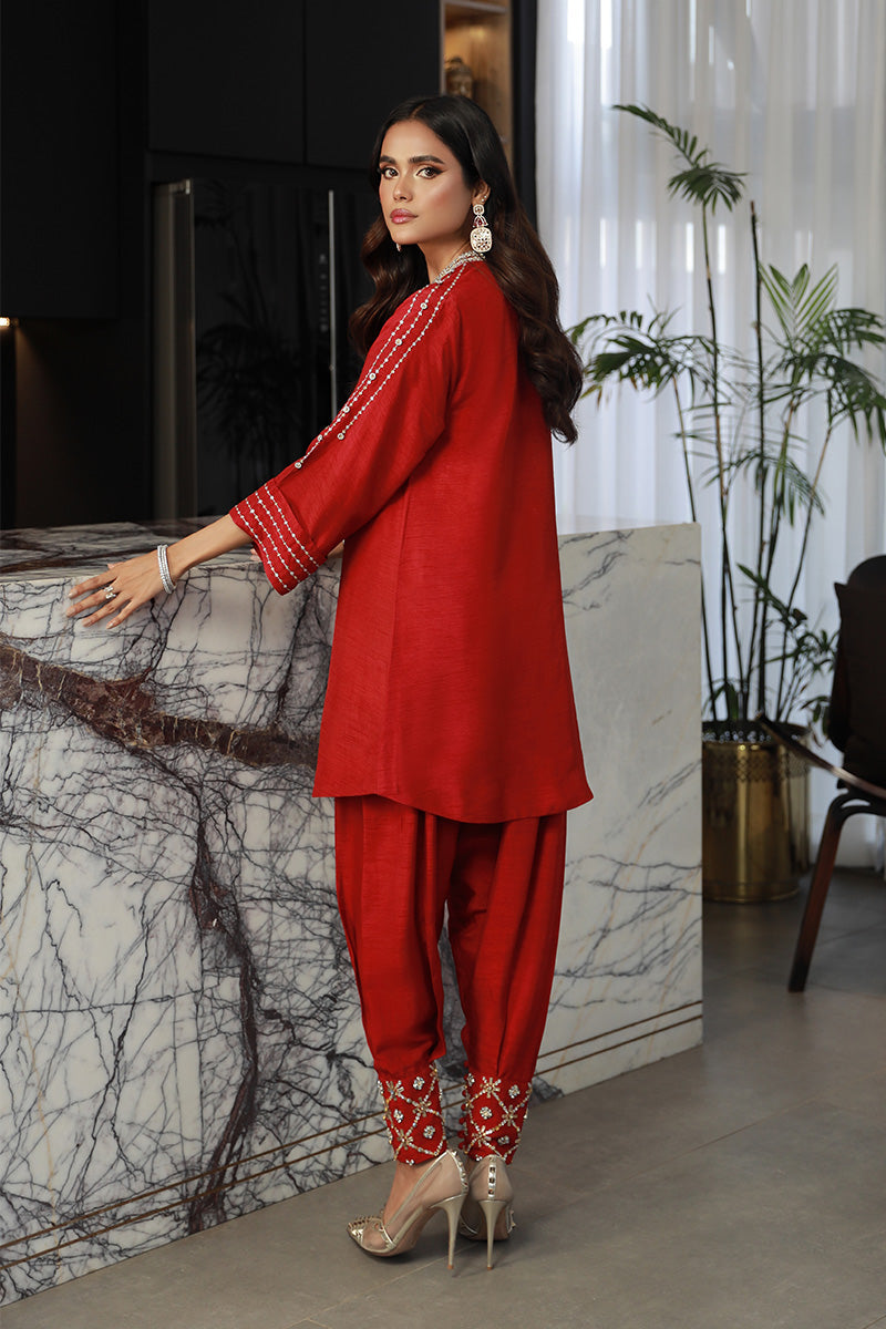 Wardha Saleem | Luxury Pret Traditional Wear | ZIAA (2PC) -  Wardha Saleem Ladies Clothes - Original Designer Dress - House of Maryam
