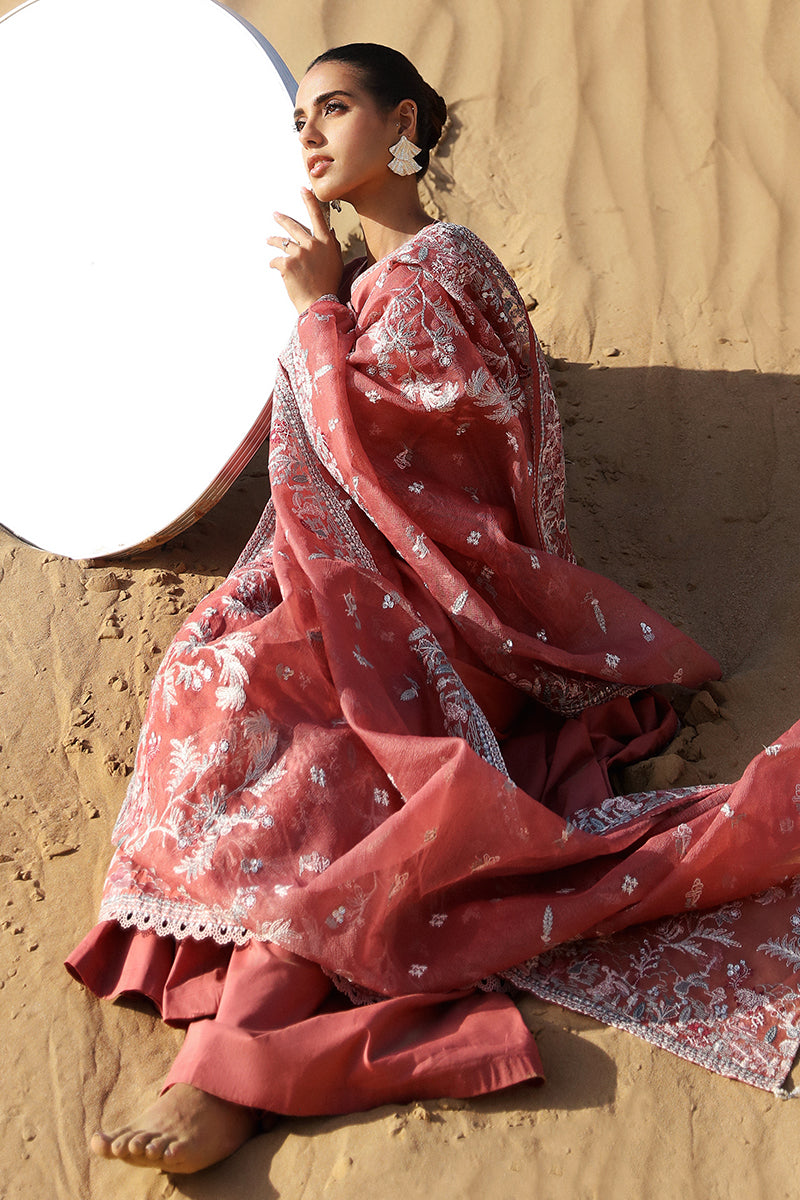 Cross Stitch | Eid Lawn 24 | MULBERRY BLUSH -  Cross Stitch Luxury - Original Designer Dress - House of Maryam