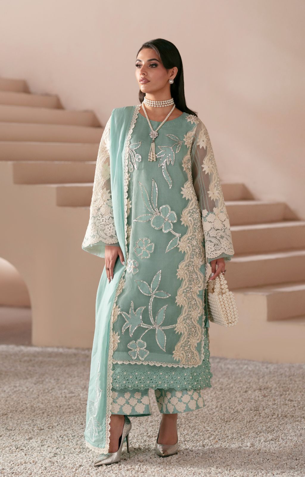 Ajr Couture | Symphony Luxe Festive 25 | Ember -  AJR Couture Ladies Clothes - Original Designer Dress - House of Maryam