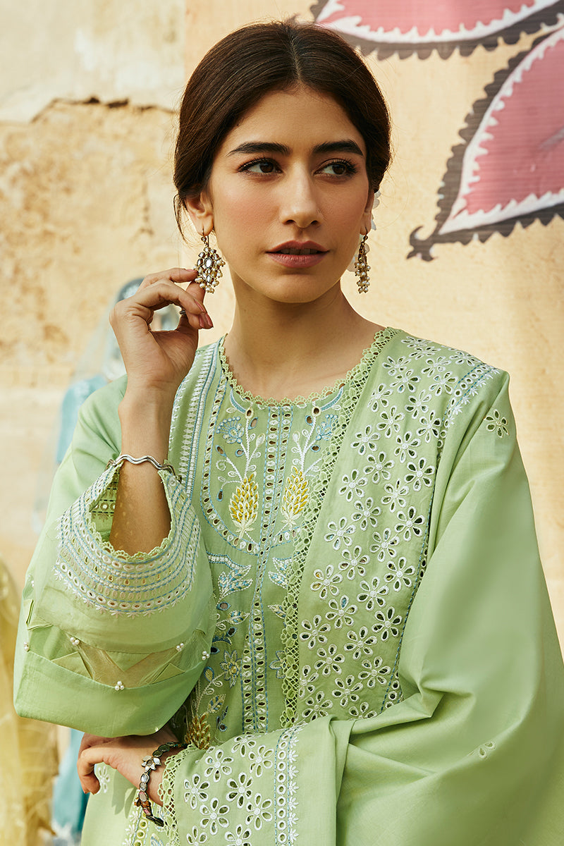 Cross Stitch | Premium Lawn 24 | GARDEN GRACE -  Cross Stitch Formal - Original Designer Dress - House of Maryam