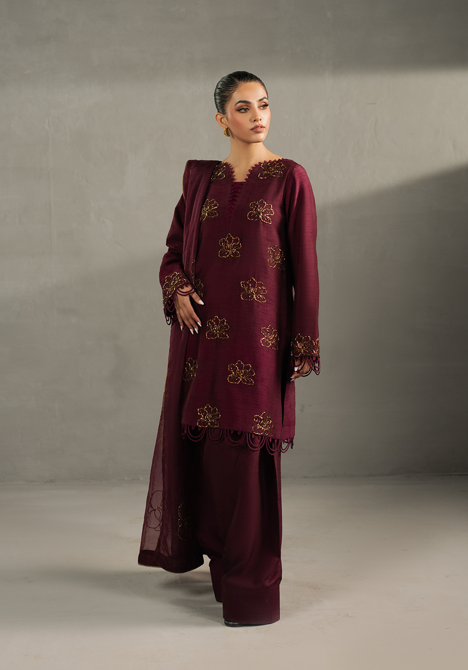 Zarqash | Silk Edit | ZQS 005 TALIA -  Zarqash Ladies Clothes - Original Designer Dress - House of Maryam