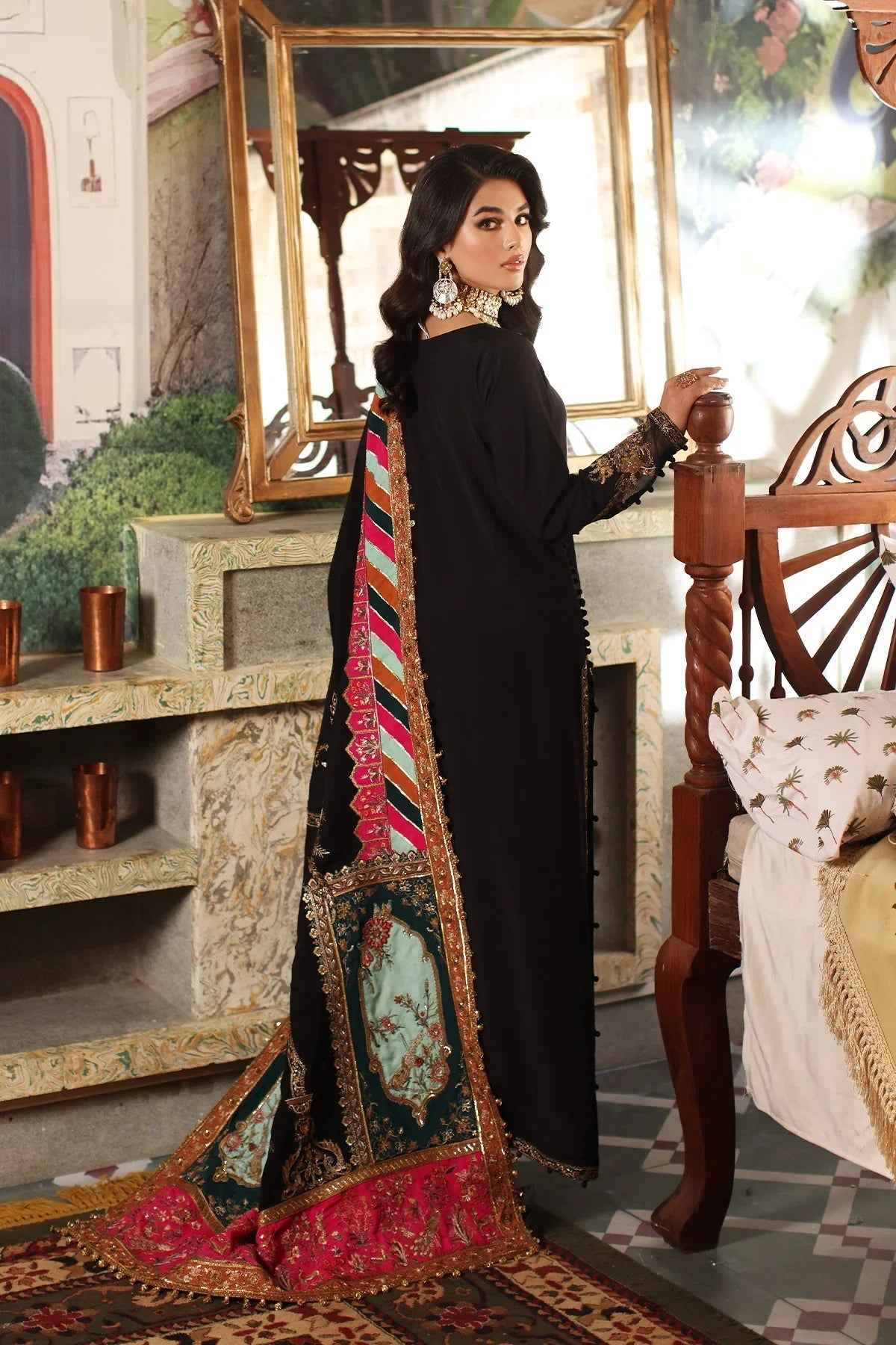 Mina Kashif | Meeral Formals 23 | MKF23-18 -  Mina Kashif Formal - Original Designer Dress - House of Maryam